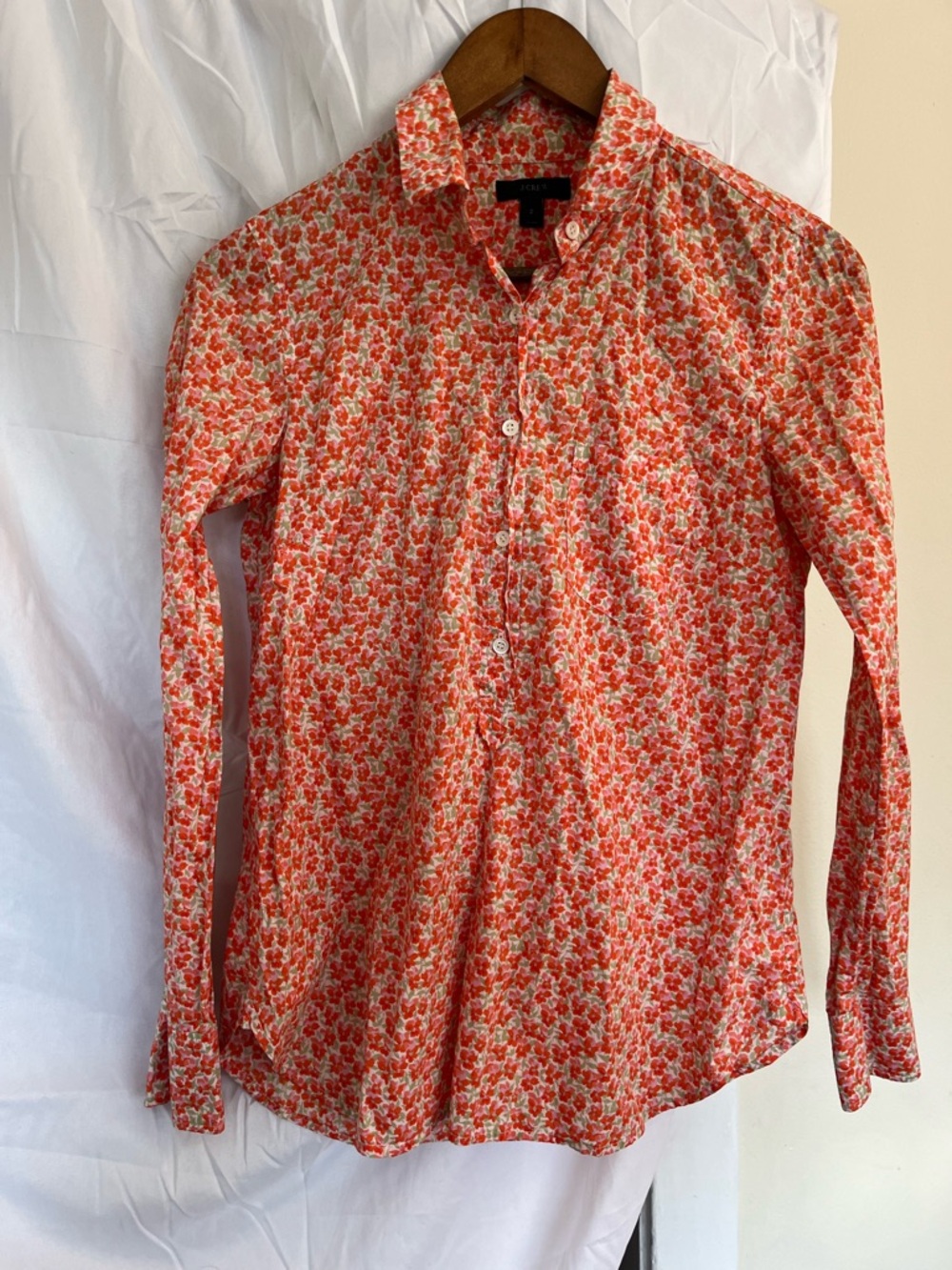 J. Crew Floral Button-Down Shirt